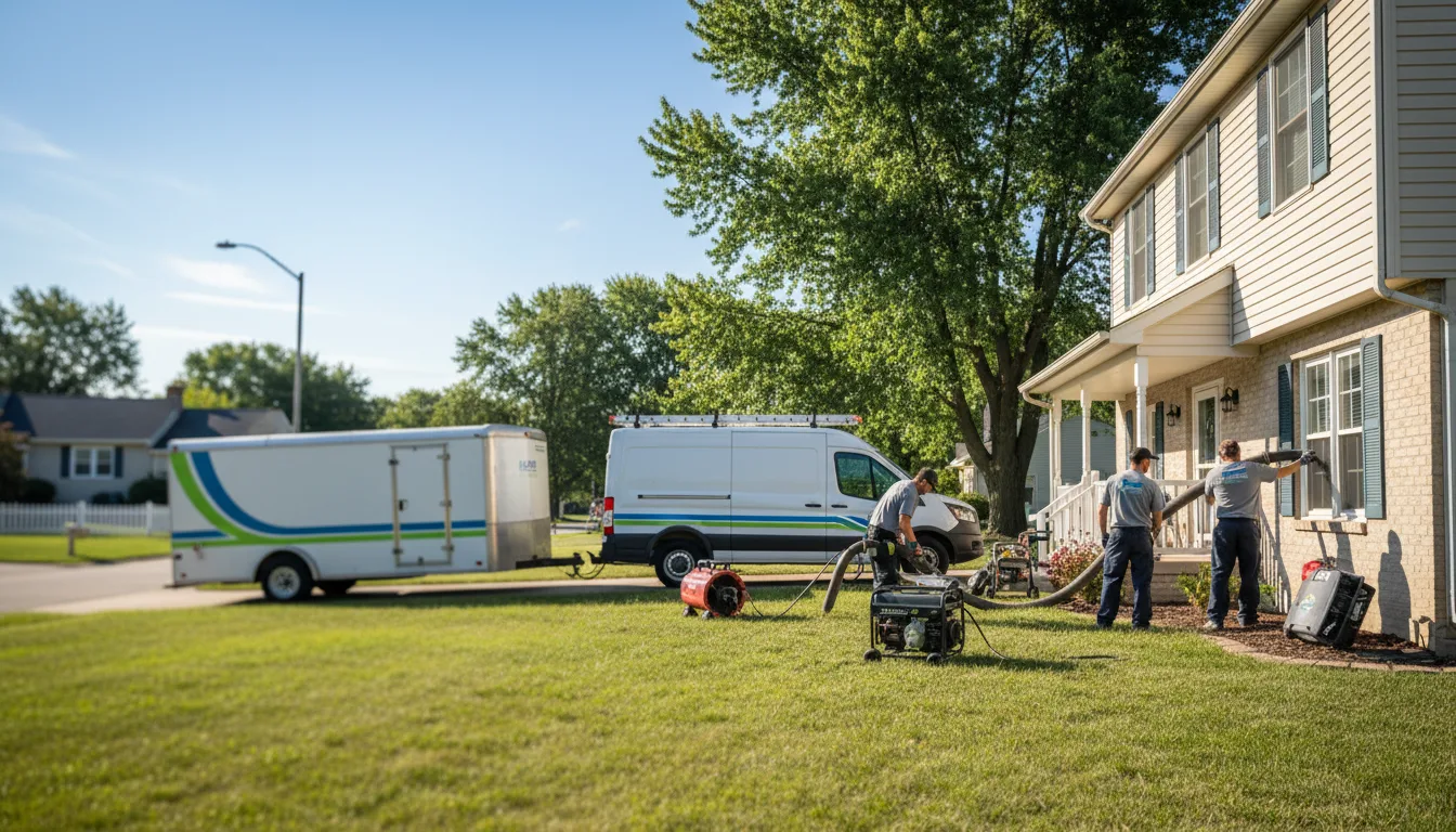 Flooded Basement Restoration And Cleanup With Repair in Lawton, ND near me